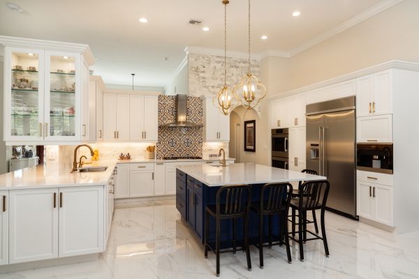 Kitchen Island Construction in New Braunfels